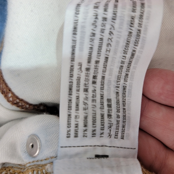 Hollister Men's 33X32 Jeans Stacked Skinny Distressed Medium Wash Denim Blue. - Picture 8 of 8